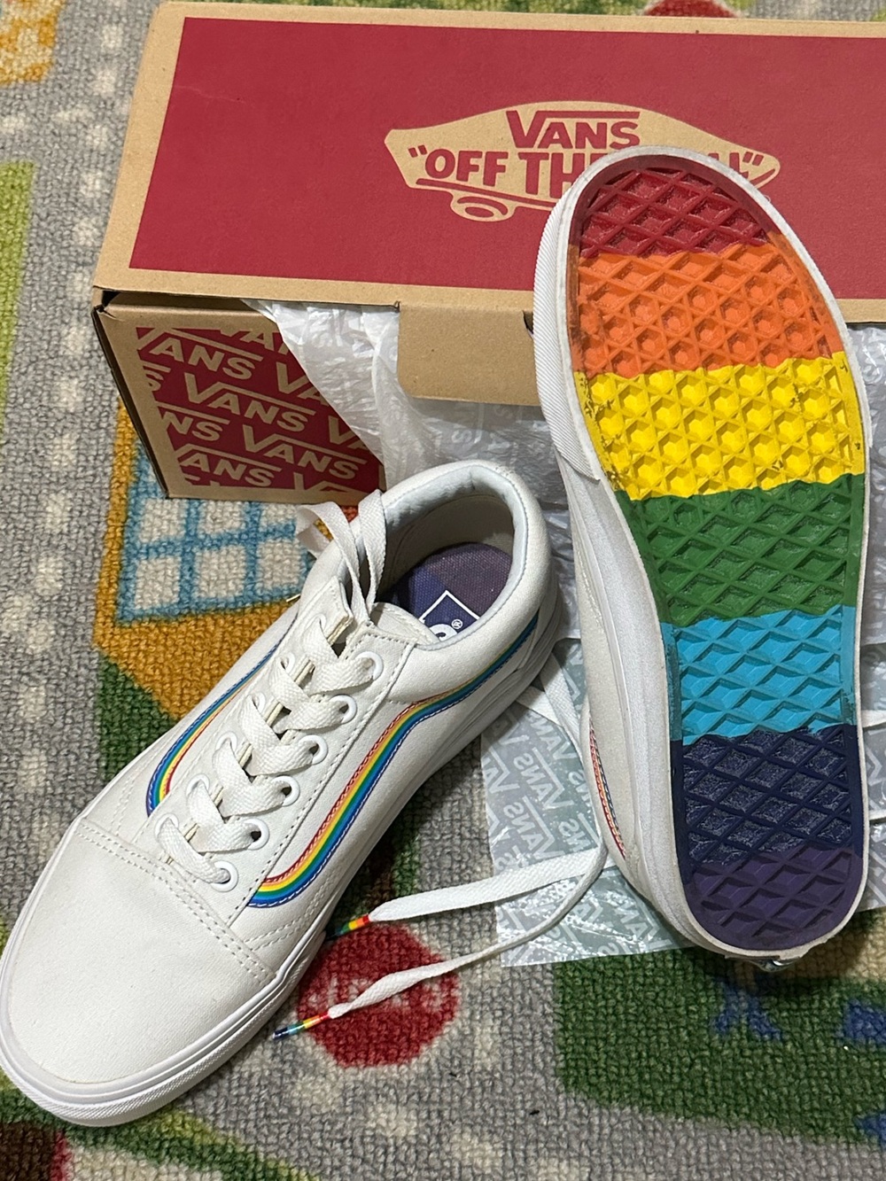 NWT Rainbow Pride Old Skools